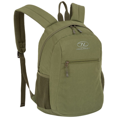 Highlander Dublin 15 Litre Small Rucksack Daysack Military Style Olive Black