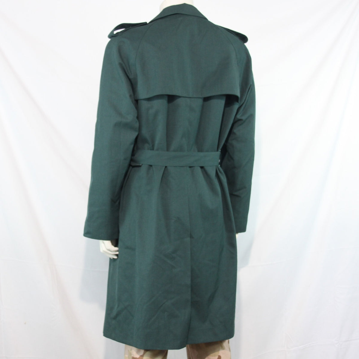 Genuine Surplus Spanish Police Civil Guard Trench Coat Bottle green 40" (3228)