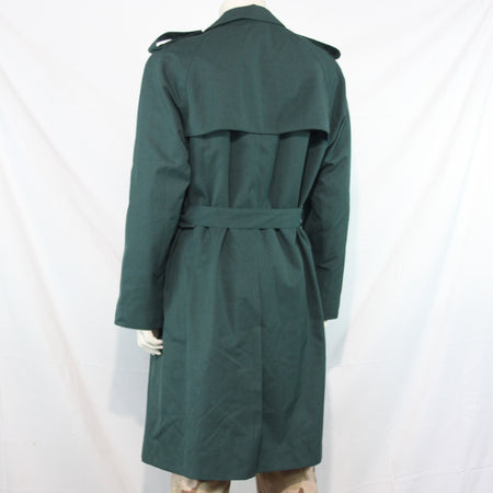 Genuine Surplus Spanish Police Civil Guard Trench Coat Bottle green 40" (3228)