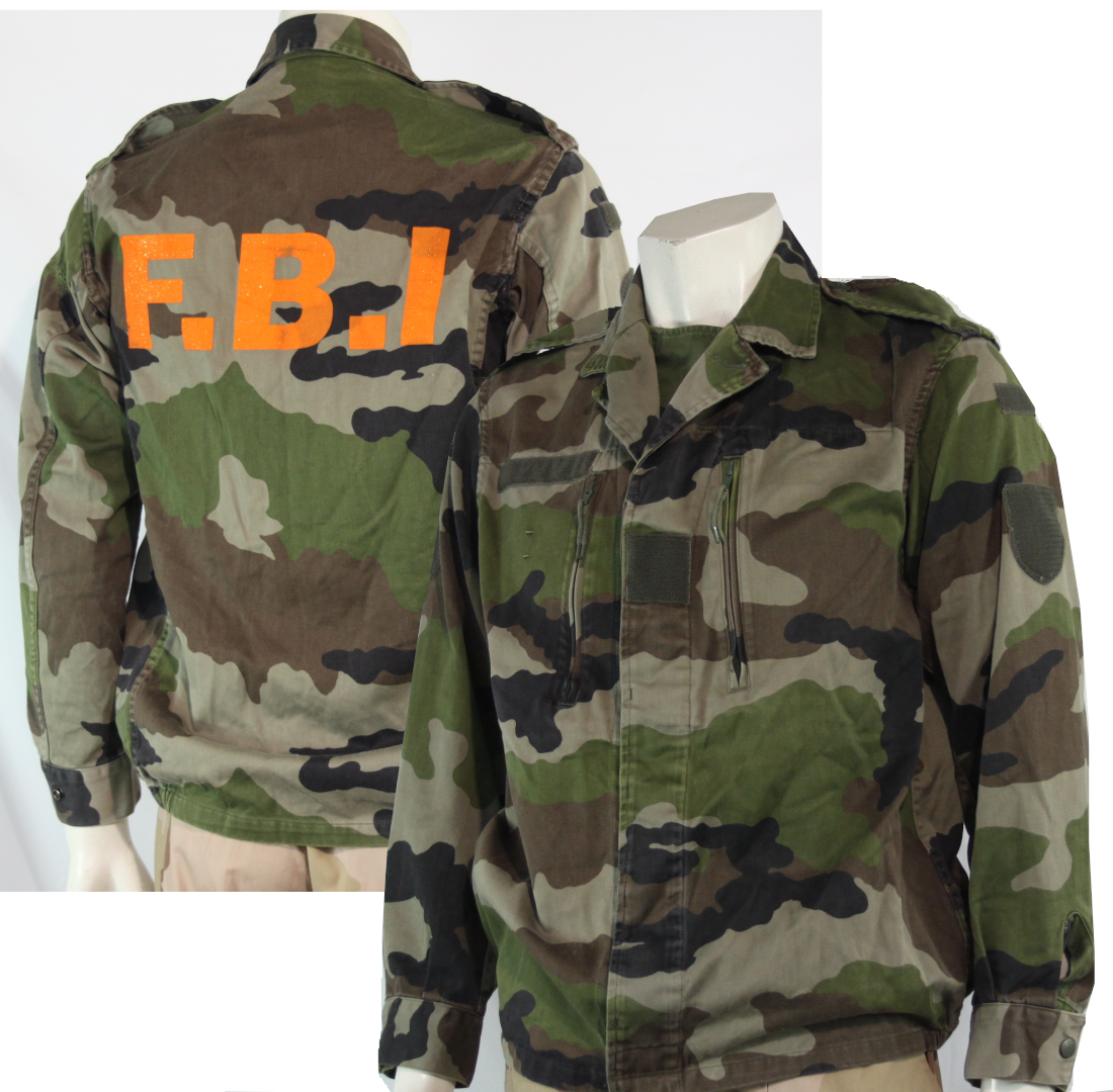 FBI Decorated French Military Jacket Camouflage Customized Surplus 36-38" (3605)