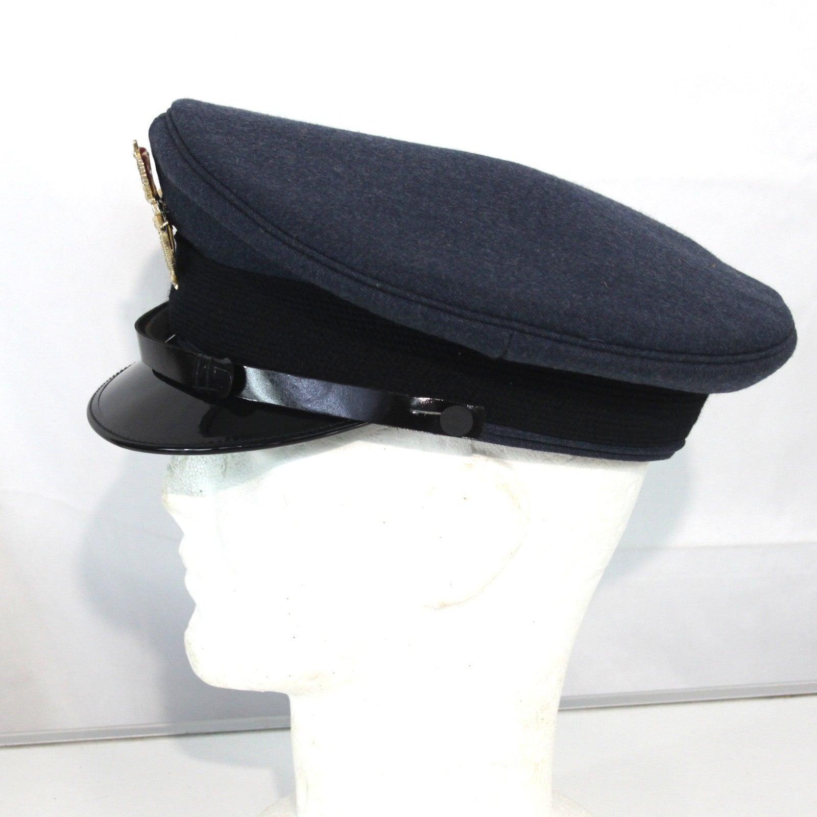 British RAF Warrant Officers Mens Dress Hat Genuine Surplus Peak Cap G1 (4445)