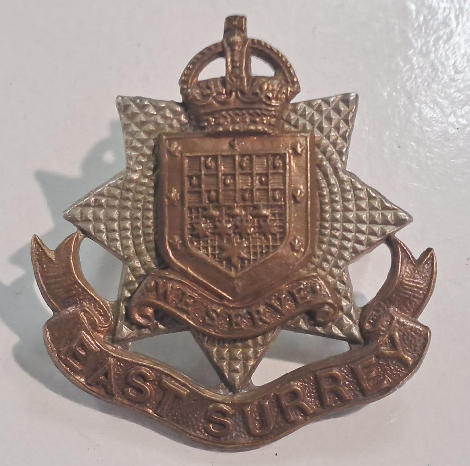 British Army Military Cap Badge 13th (Service) Battalion Wandsworth 2628
