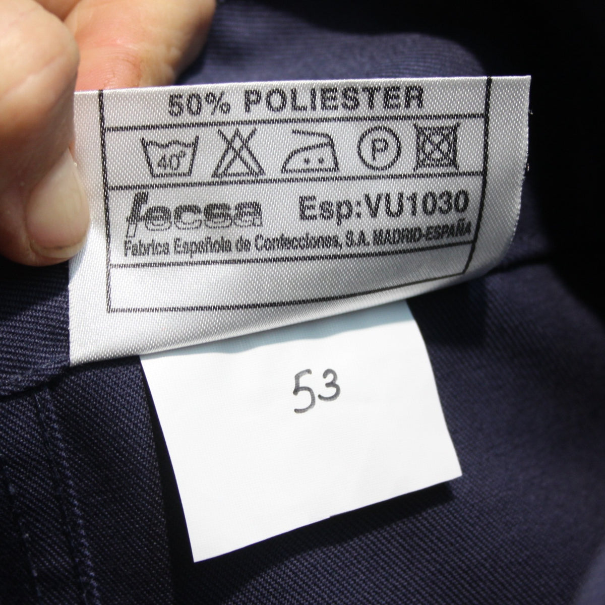 Spanish Military Uniform Trousers Blue Army Genuine Surplus  (1134)