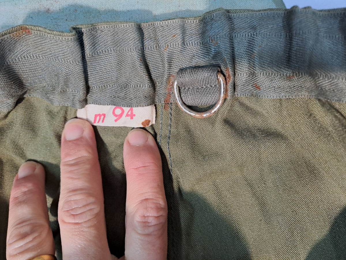 Genuine Surplus East German Army Vintage Winter Over- Trousers Cotton (1753)