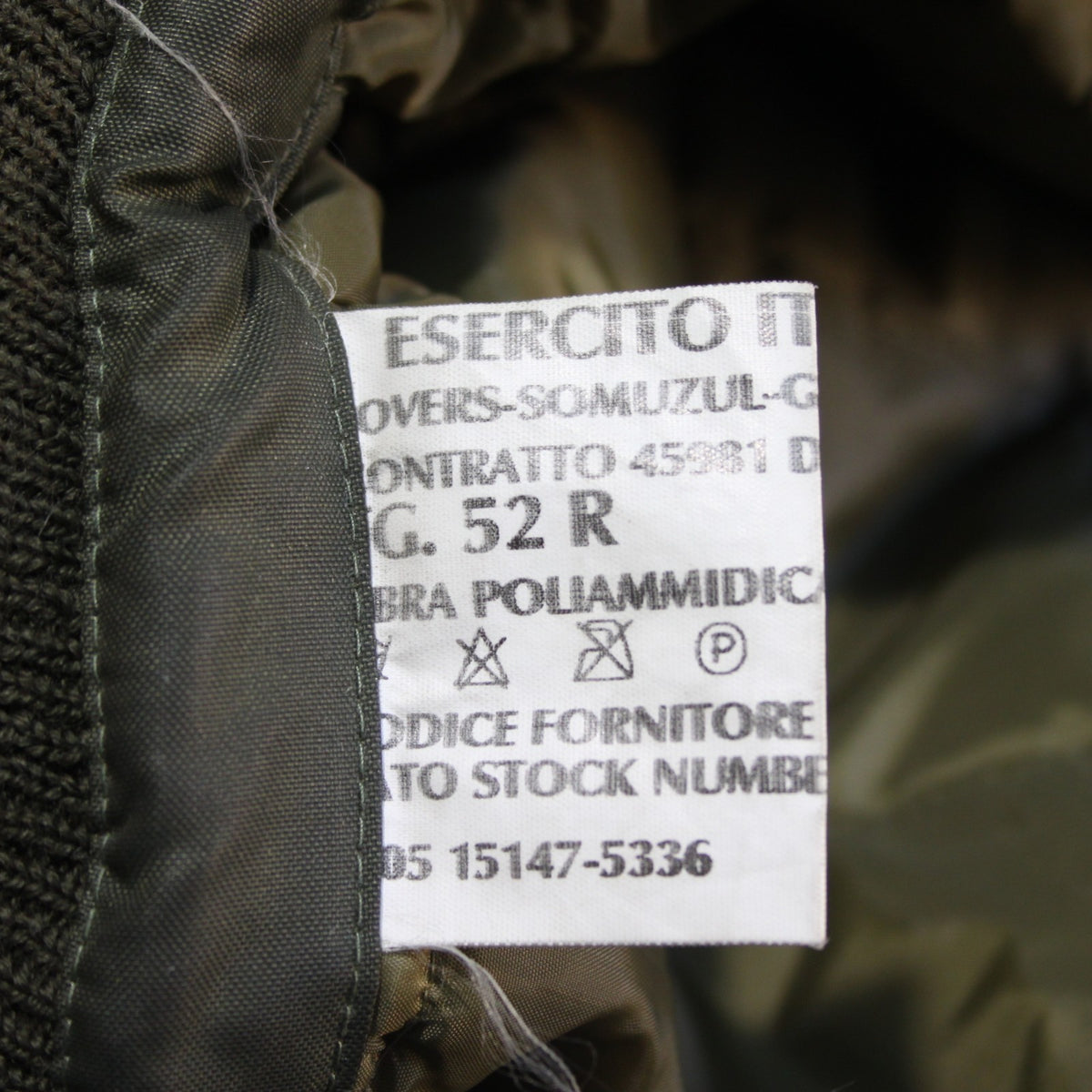 Italian Army Parka and Liner Genuine Surplus Warm Coat 42" Chest Olive  (4301)