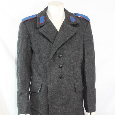Vintage Bulgarian Army Soviet Era Greatcoat Coat Genuine Surplus 36-38" (3877)