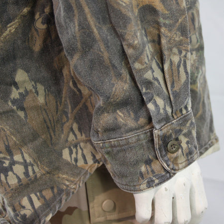 Mossy Oak Brushed PolyCotton Hunting Camouflage Shirt camo 46-48" Chest (3608)