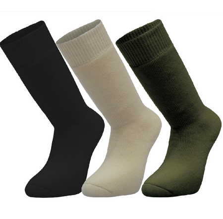 Highlander Claymore Winter Socks 72% Wool Mens Walking Hiking Outdoor Military