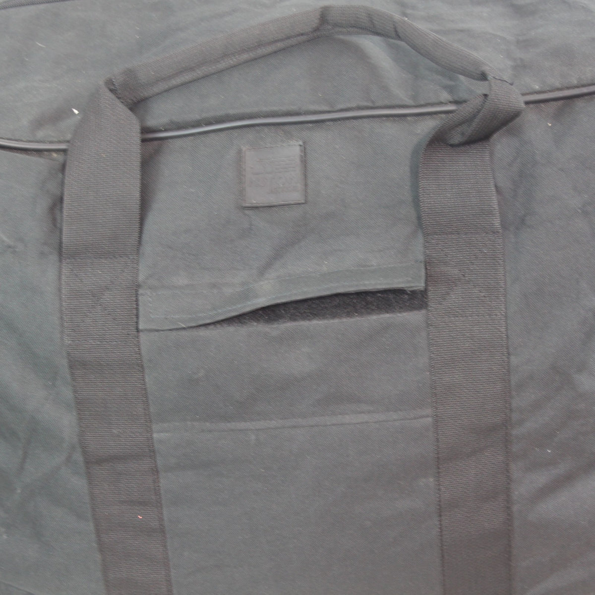 Nylon Military Black Holdall Genuine Surplus Duffle Bag Stained (4341)