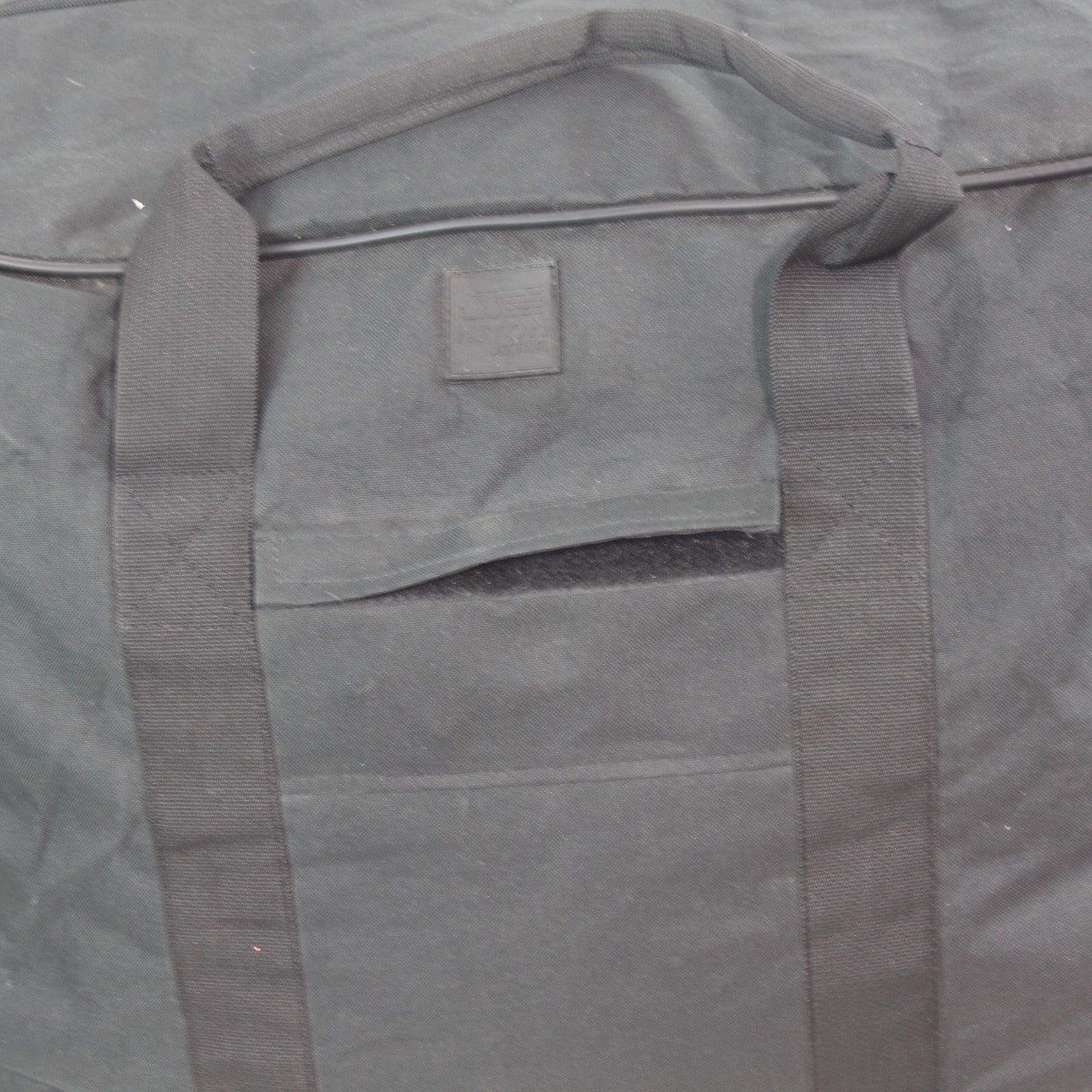Nylon Military Black Holdall Genuine Surplus Duffle Bag Stained (4341)