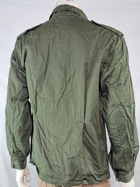 Genuine Surplus Belgian Army Press Stud Fasten Shirt Olive Green 38" (3413)