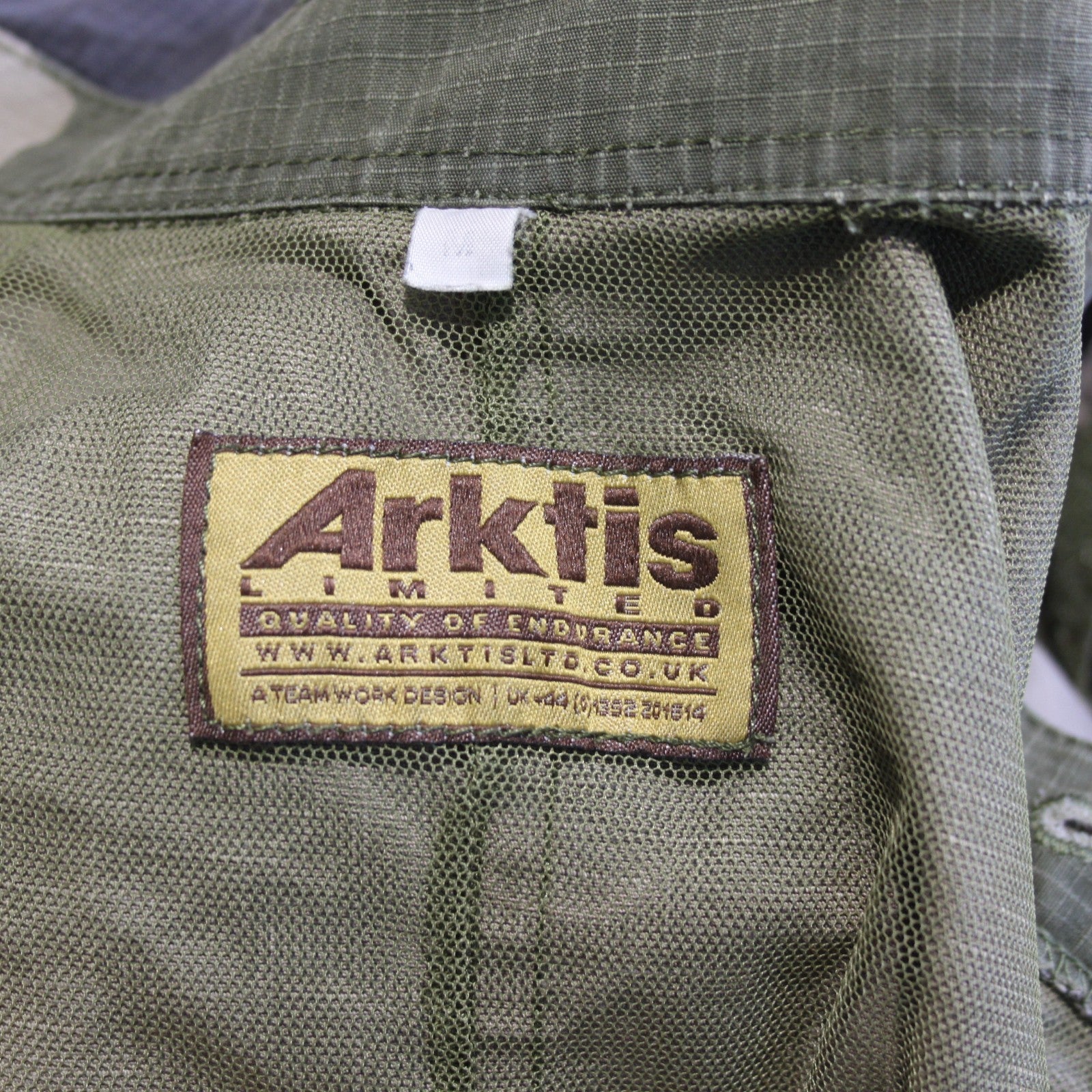 Arktis Camouflage Military Style Shirt Woodland camo M 44-46" Chest (3604)
