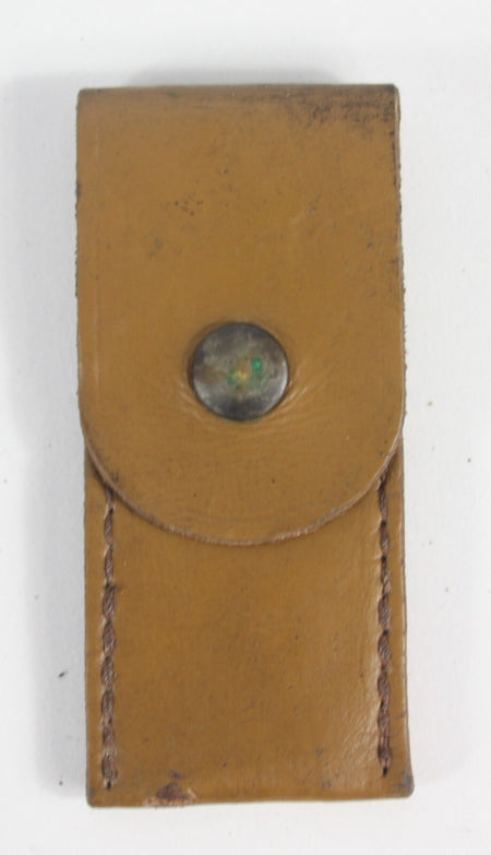 Genuine Surplus Army Mini Leather Pouch Strong Brown 11x5cm