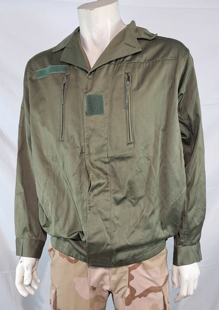 Genuine Surplus French Army Olive F2 Jacket Embroidered Butterfly 40-42" (3068)