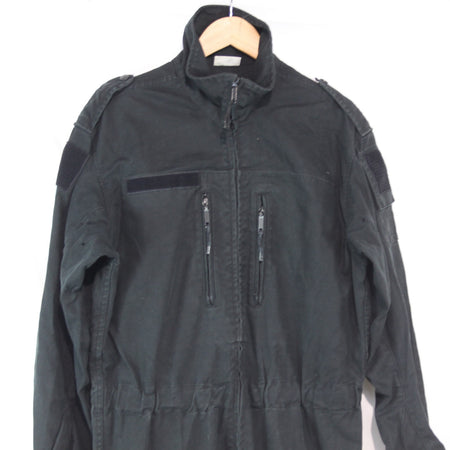 French Army AFV Tanksuit Black Coverall heavyweight Genuine Surplus 38-40"(4174)