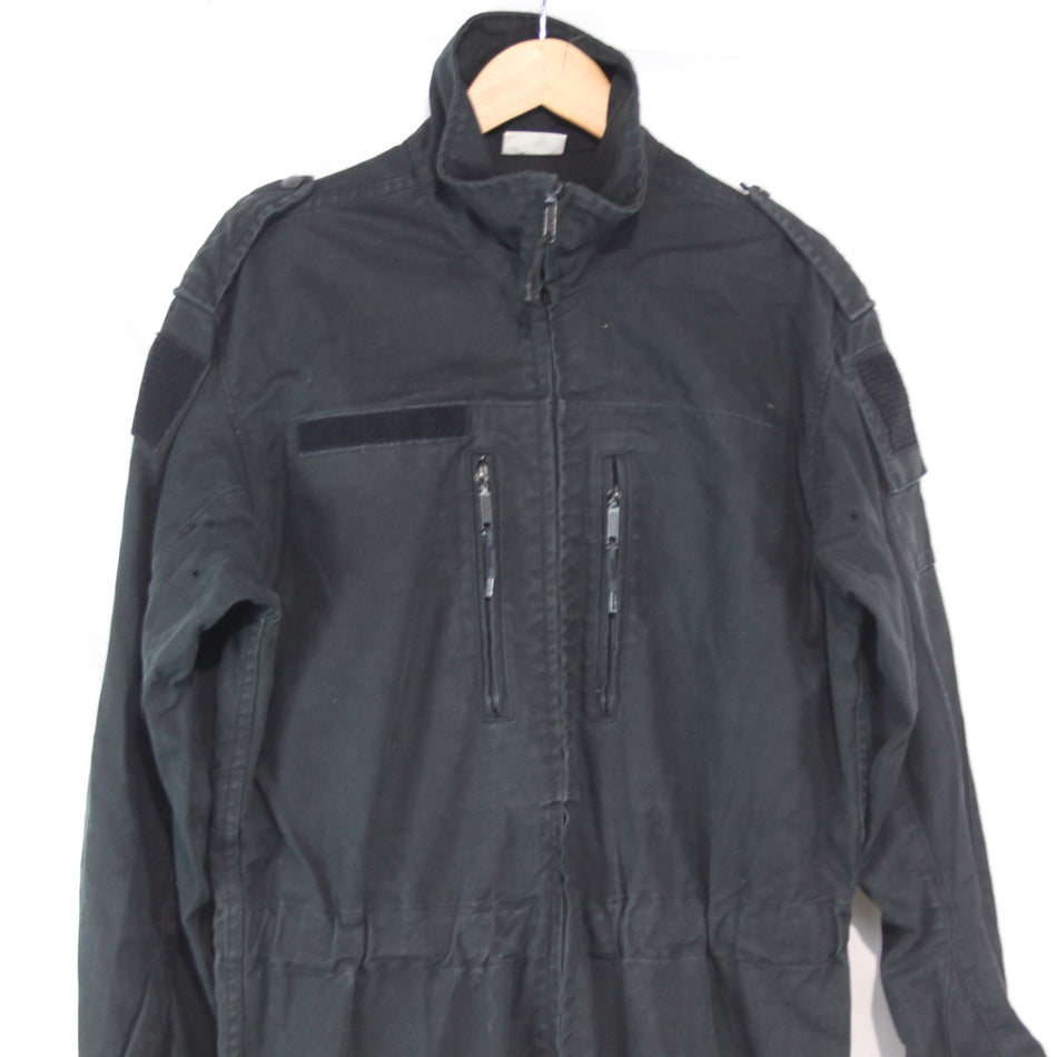 French Army AFV Tanksuit Black Coverall heavyweight Genuine Surplus 38-40"(4174)