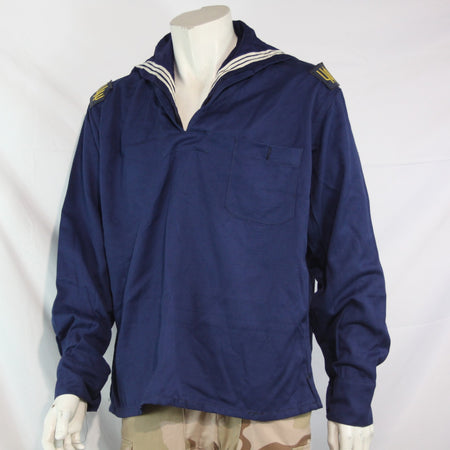 Vintage Cold War Bulgarian Sailors Middy Top Shirt Genuine Surplus 40-42"  (4159