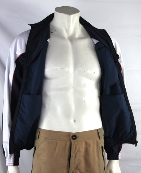 French Army Tracksuit Jacket Top Genuine Surplus Navy/White  (2207)