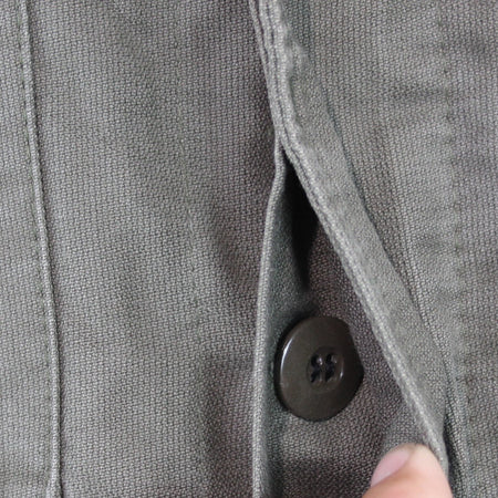 Genuine Surplus German Moleskin Shirt Printed "Mars Say Yeah" Army Jacket 3343
