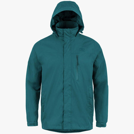 Ex-Display Highlander Kerrera Waterproof Breathable Rain Jacket Coat Slate Green