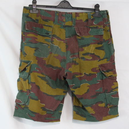 Genuine Surplus Belgian Jigsaw Camo Combat Shorts Cut-Offs 36" Waist (3670)