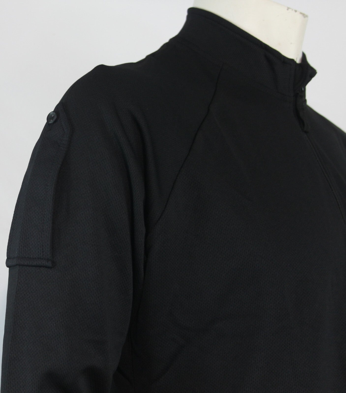 New Genuine Surplus Police Wicking Thermal Zip Neck Top Base Layer Black