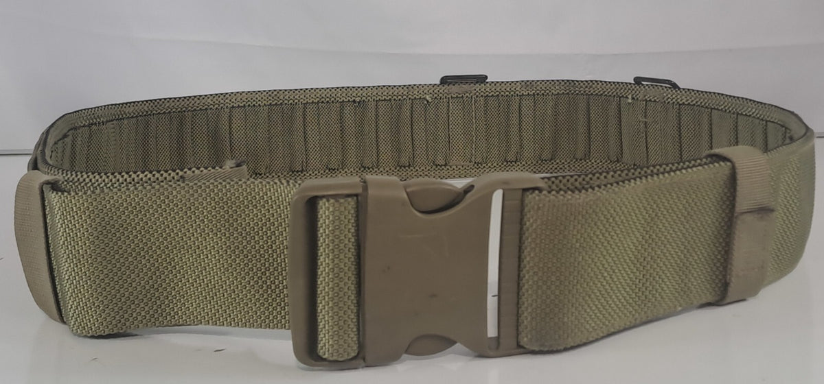 NEWGenuine Surplus British Forces Light Olive Webbing Belt Plastic Buckle (2433)