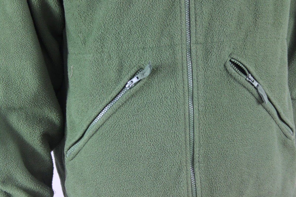 Genuine Surplus British Army Mk2 Fleece Jacket Olive Zip Up 180/104