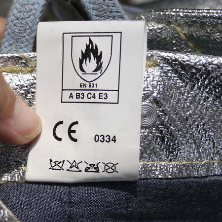 NEW French Aluminized Fire Fighters Trousers Genuine Surplus XL & XXL (3609)
