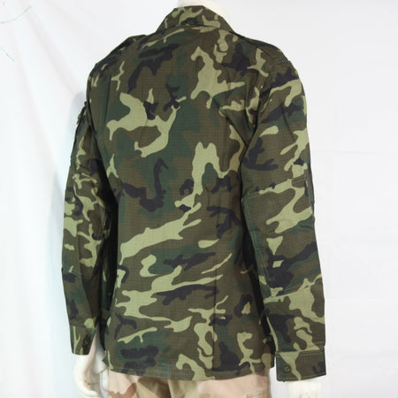 New Spanish Army Shirt Midweight Camo Genuine Surplus 42-44" Chest (4148)