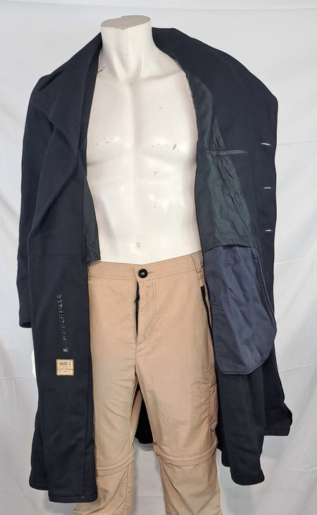 Genuine Surplus Vintage 1943 British Royal Navy Wool Greatcoat 34-36" (1319)