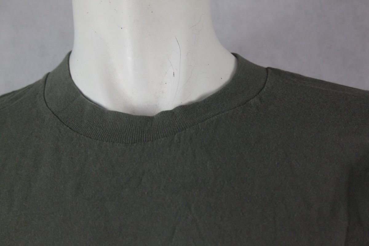 Genuine Surplus French Cotton Olive  T-Shirt Short Sleeve Ex Army