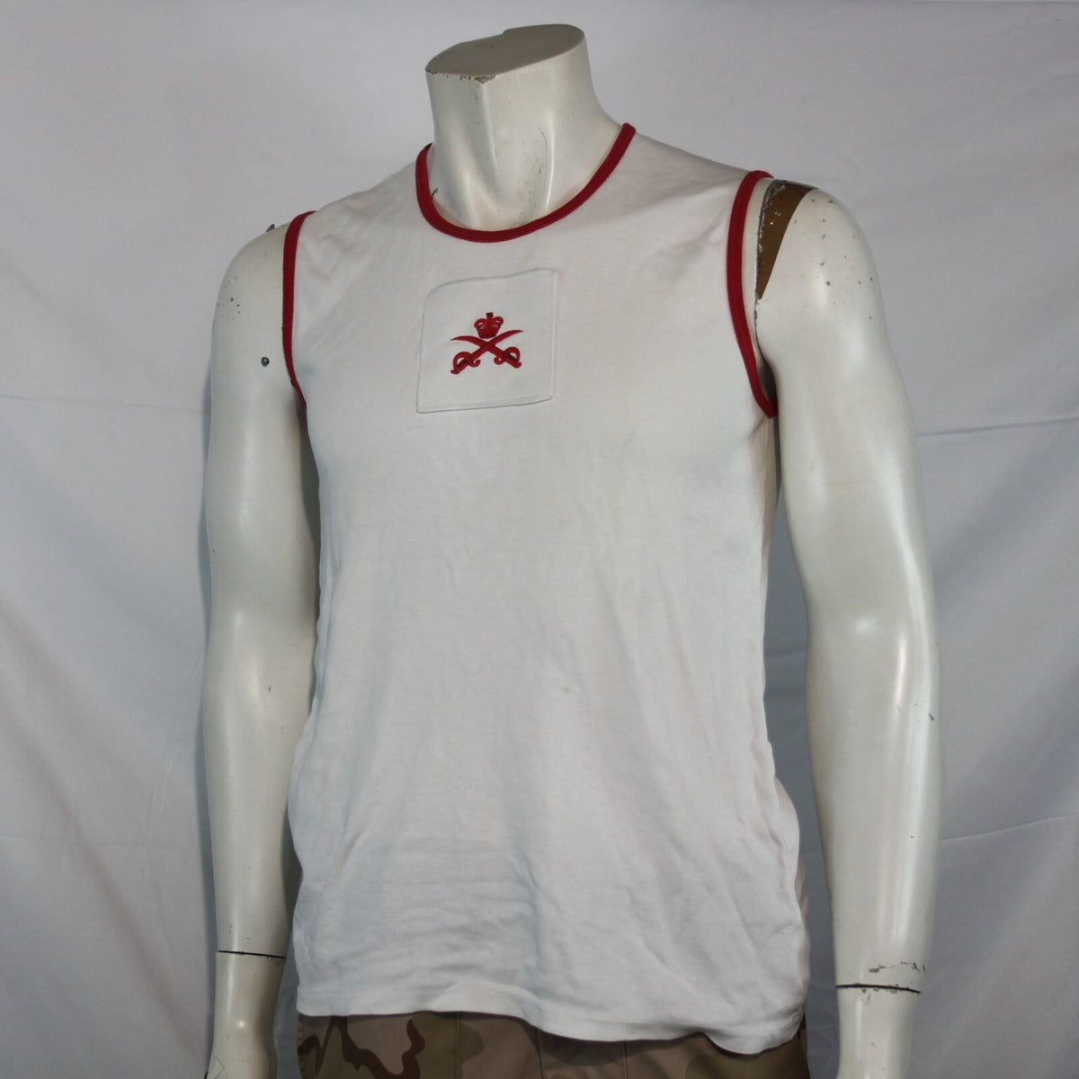 Genuine Surplus British Army Singlet Vest PT White  (3147)