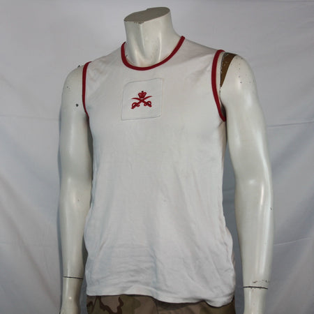 Genuine Surplus British Army Singlet Vest PT White  (3147)