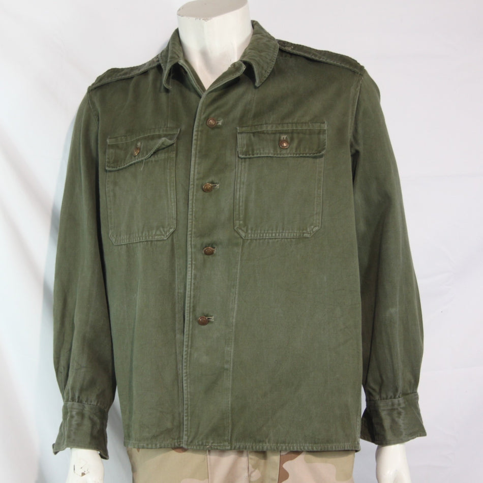 Cold War Vintage Romanian Army Shirt Genuine Surplus Jacket 40-42" (4105)
