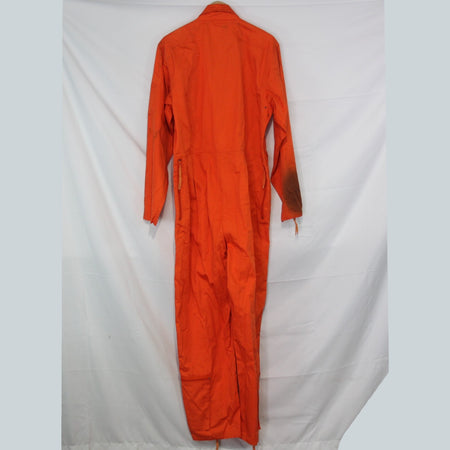 German Military Style Flight Suit Orange  Overall Army Airforce 44" Chest (3390)