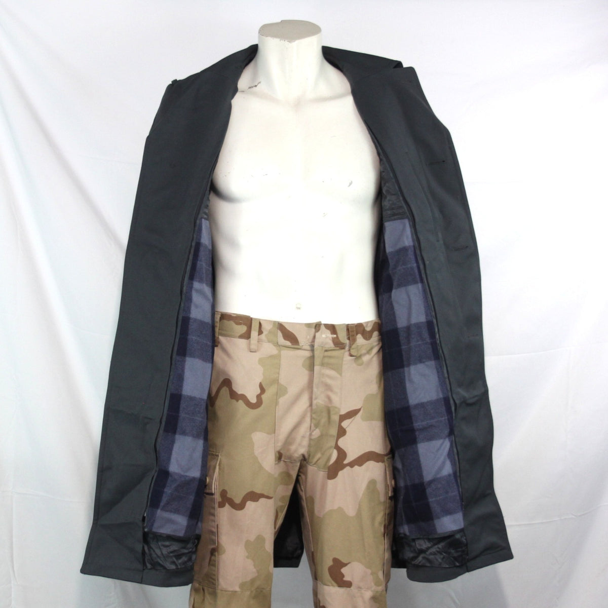 Genuine Surplus German Army Airforce Overcoat Belted Lined 34-36" (3360)