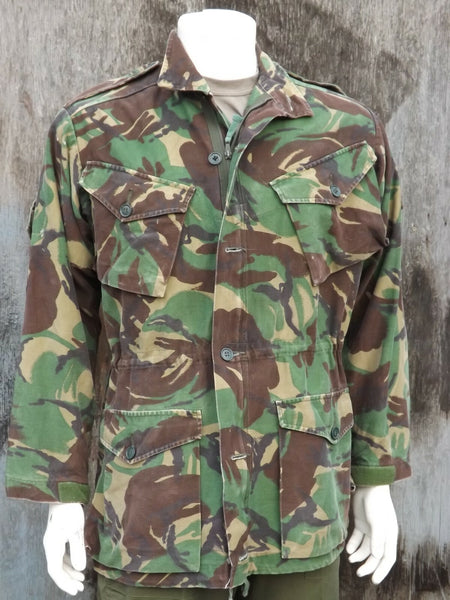 Genuine Surplus Vintage 1980's British Camo Jacket Cotton DPM Sustainable Repair