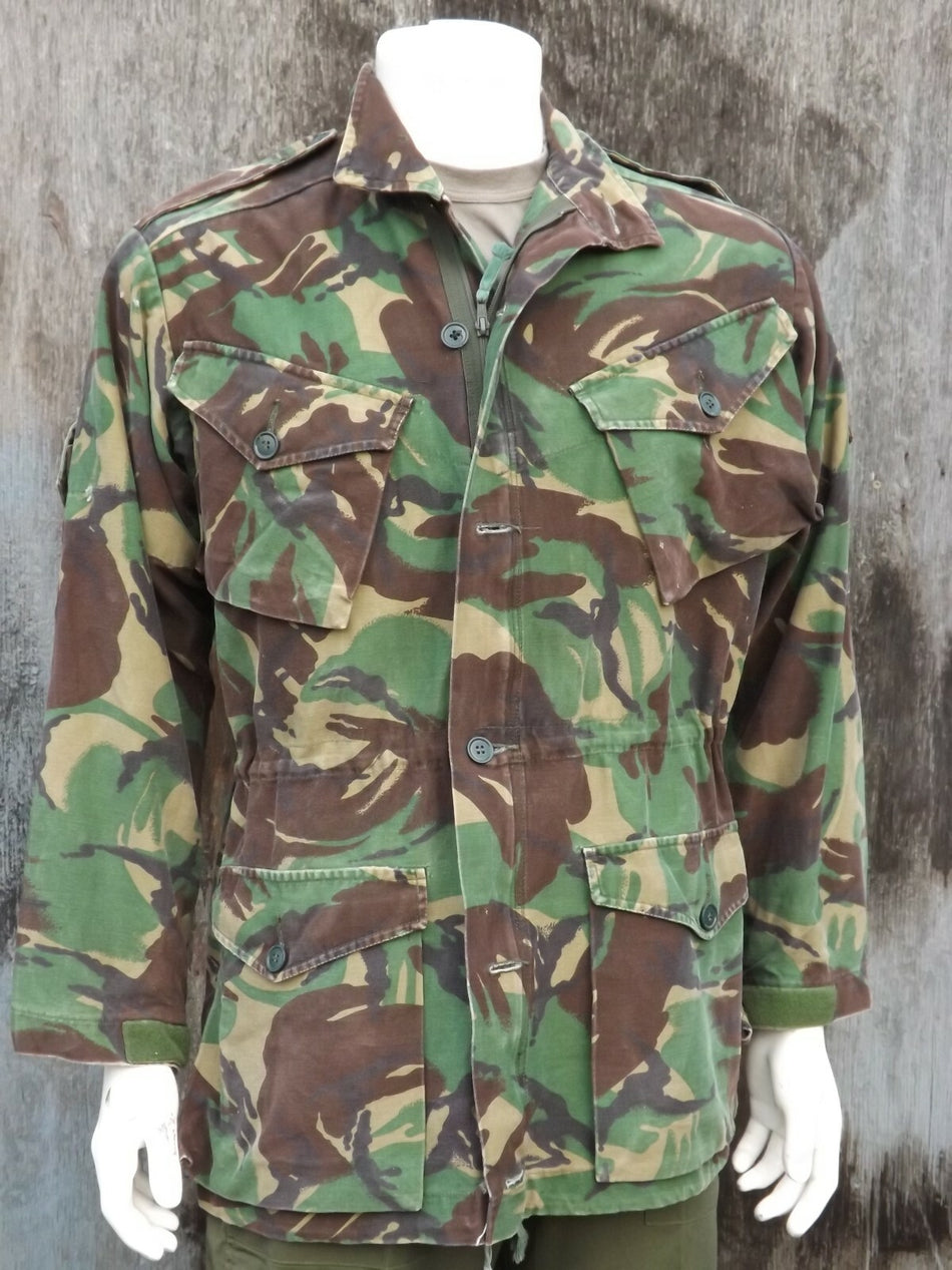 Genuine Surplus Vintage 1980's British Camo Jacket Cotton DPM Sustainable Repair