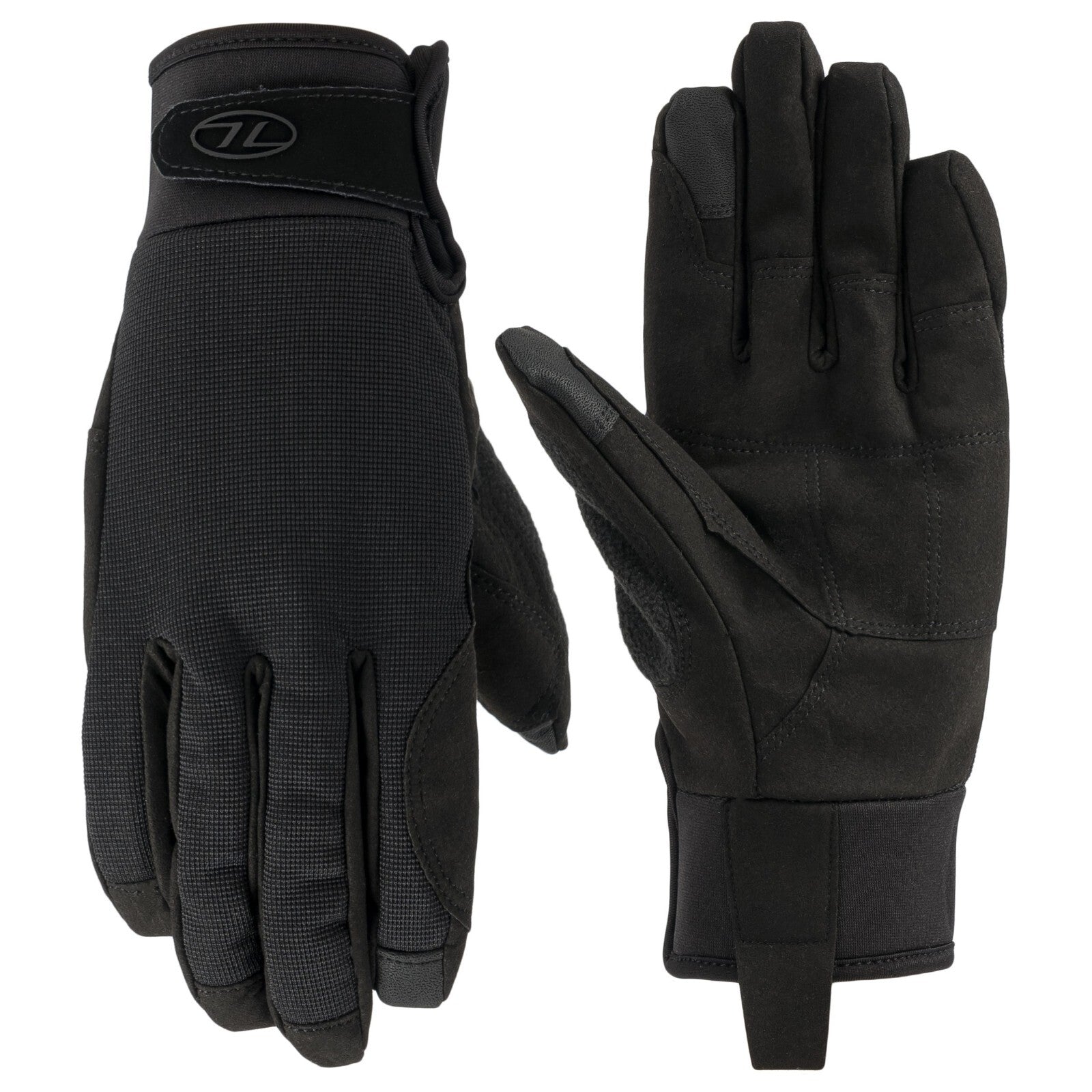 Highlander 100% Waterproof Breathable Gloves Black Thermal PU Membrane