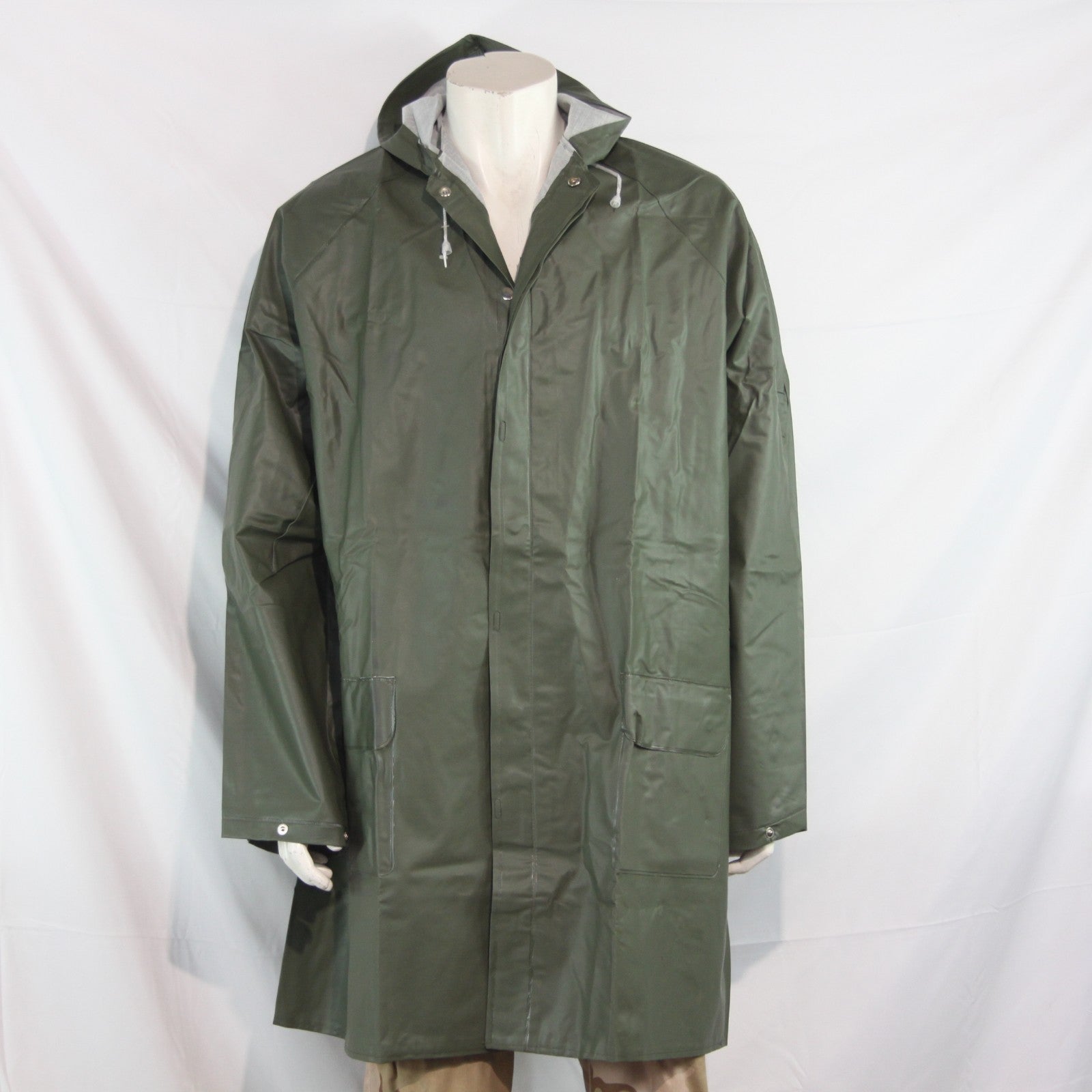German Army Olive Waterproof Jacket Coat Genuine Surplus 44 & 50"" (4306)