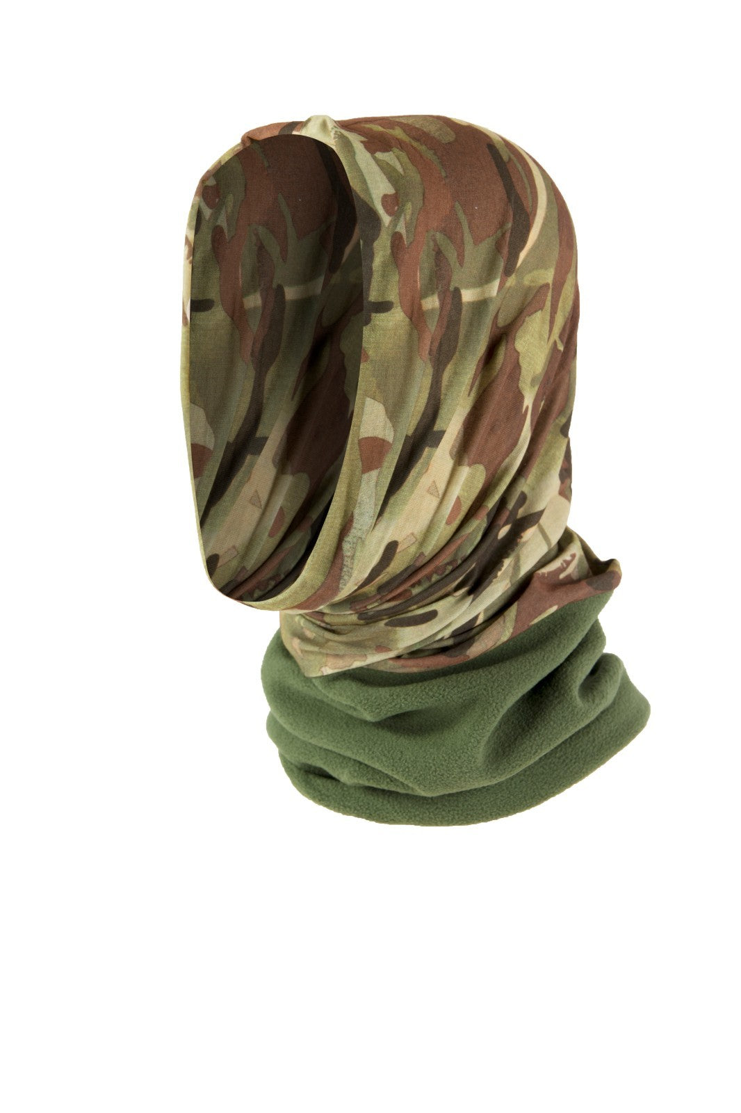 Highlander Headover Fleece Neck Edge Snood  Stretch Head or Face covering 5 Way