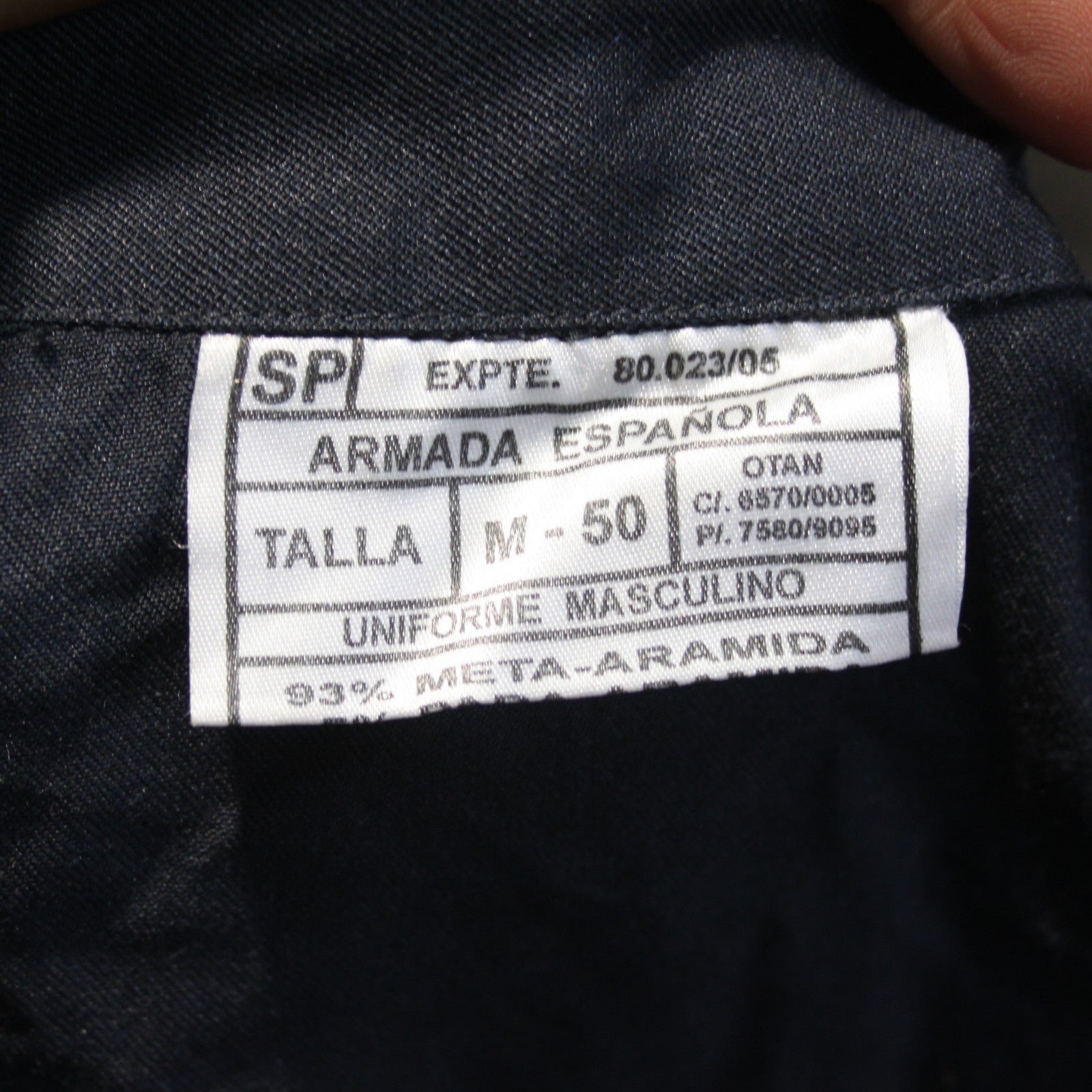 Spanish Navy Heavyweight Shirt Lightweight Jacket Naval Genuine Surplus (4157)