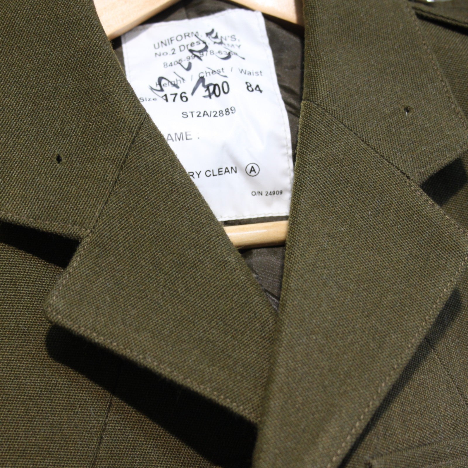 Genuine Surplus British Army REME Dress Uniform Jacket Olive 38" S-R (3572)