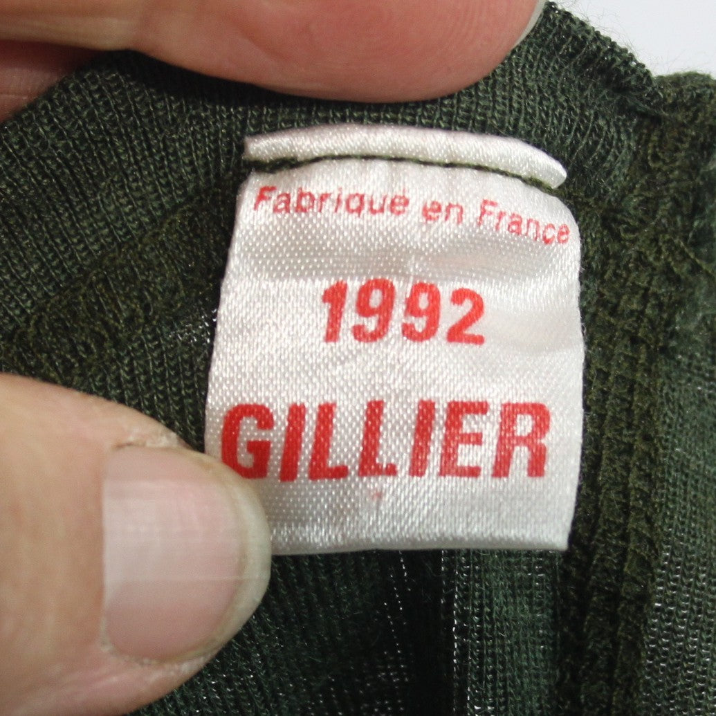 1990sGenuine Surplus French Army Military Balaclava Kermel FR Knitted Olive 3952