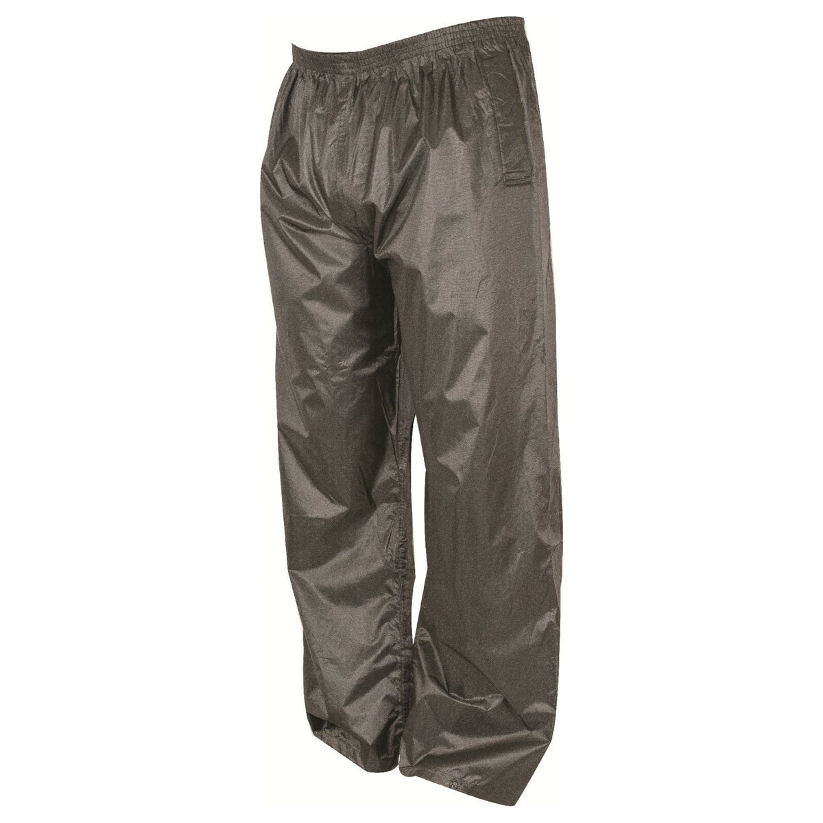 Highlander Stormguard Waterproof Trousers Black PVC  Packaway Walking Hiking