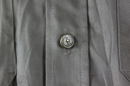 Genuine Surplus Italian Safari Shirt Khaki Beige Sand Belted Lightweight Cotton