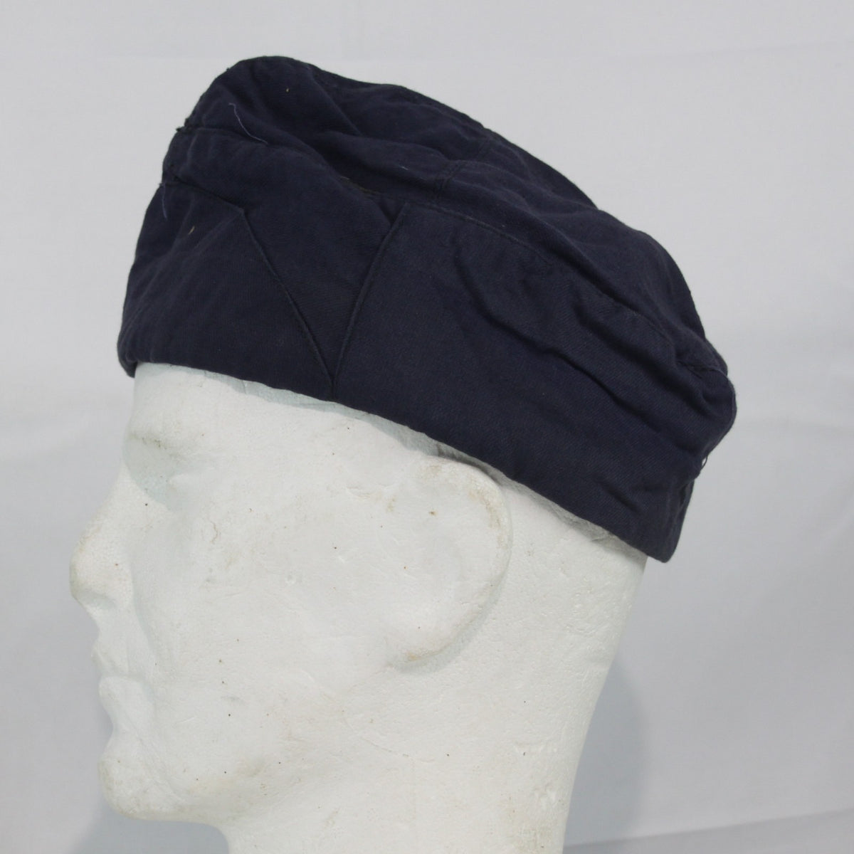 Bulgarian Military Side Hat Airforce Navy Blue Vintage Genuine Surplu59cm (4401)