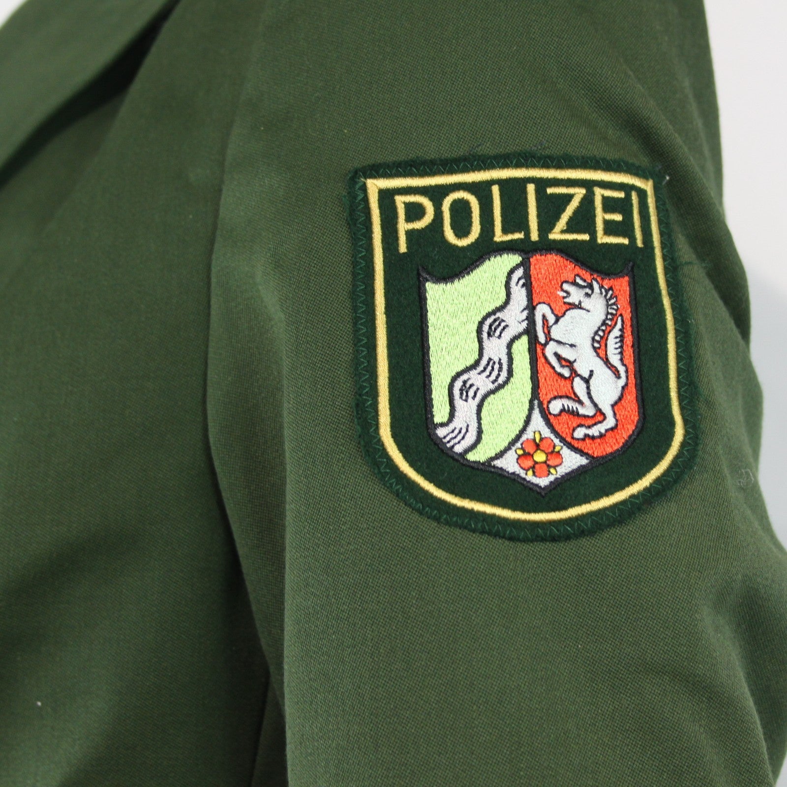 Womens German Police Blazer Green Jacket Genuine Surplus UK 12-14 (3593)