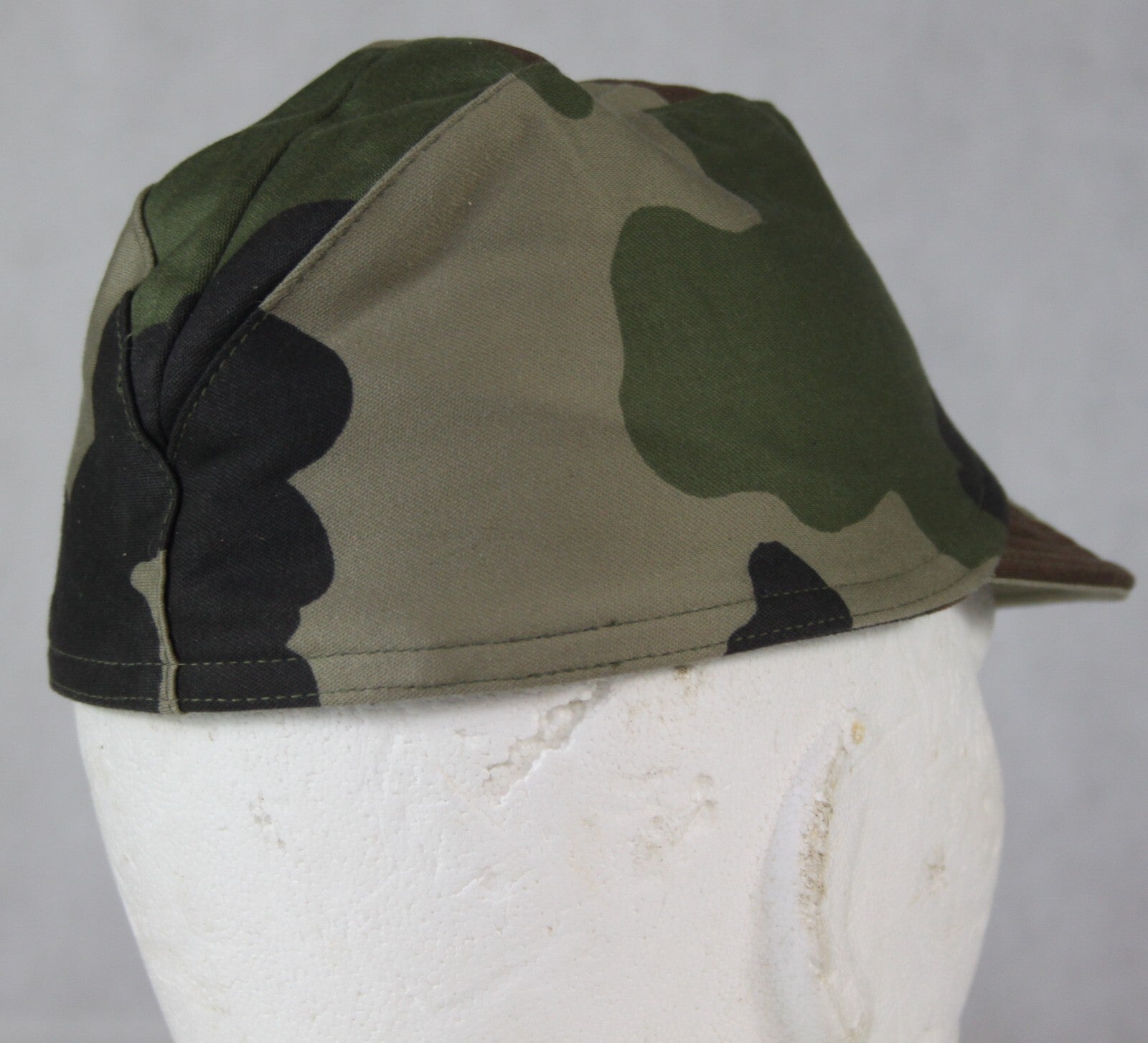 Genuine Surplus French CCE Camo Cotton Peak Fatigue Caps G1